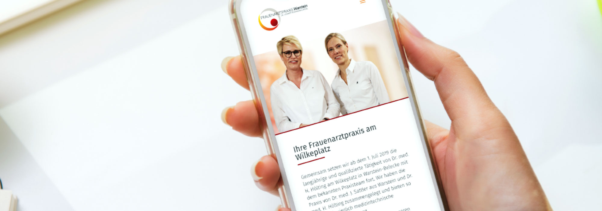 Frauenarztpraxis Warstein Website