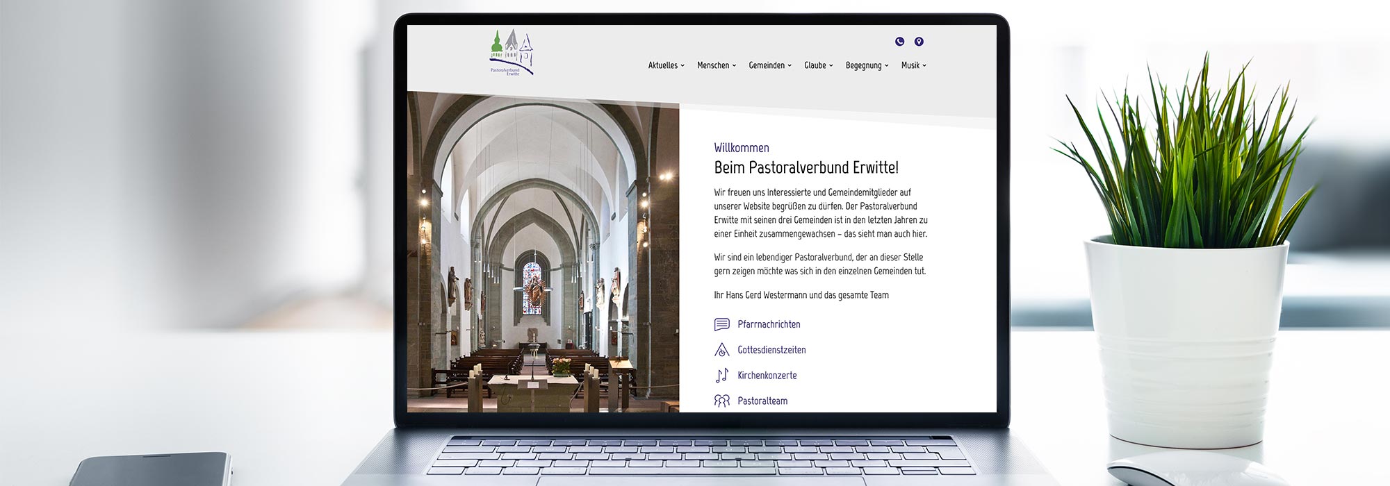Pastoralverbund Erwitte Website