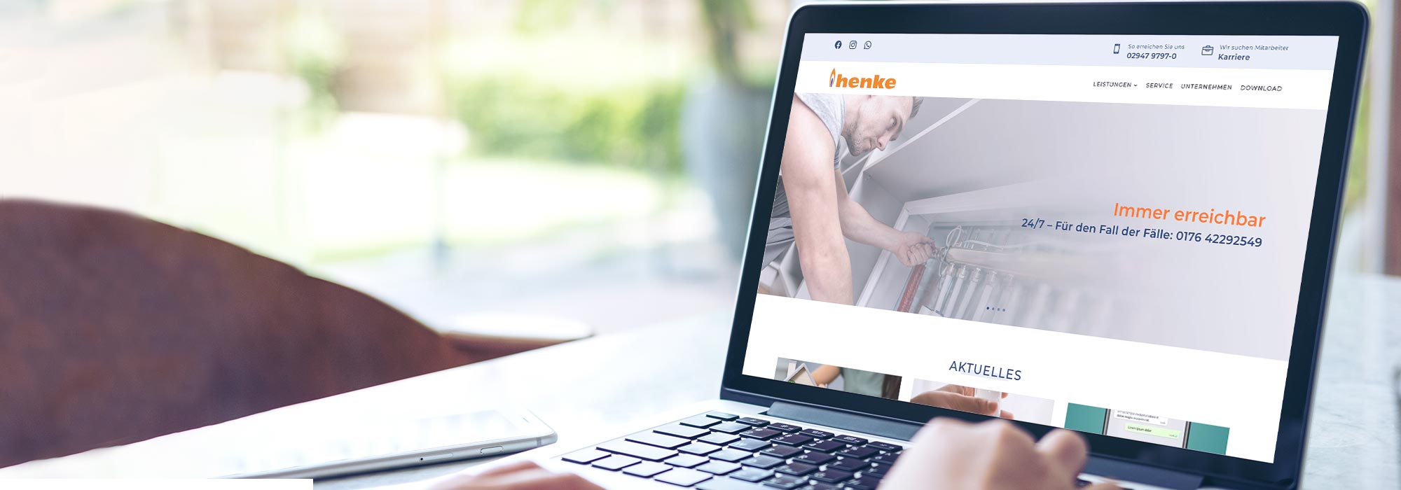 Henke GmbH Website