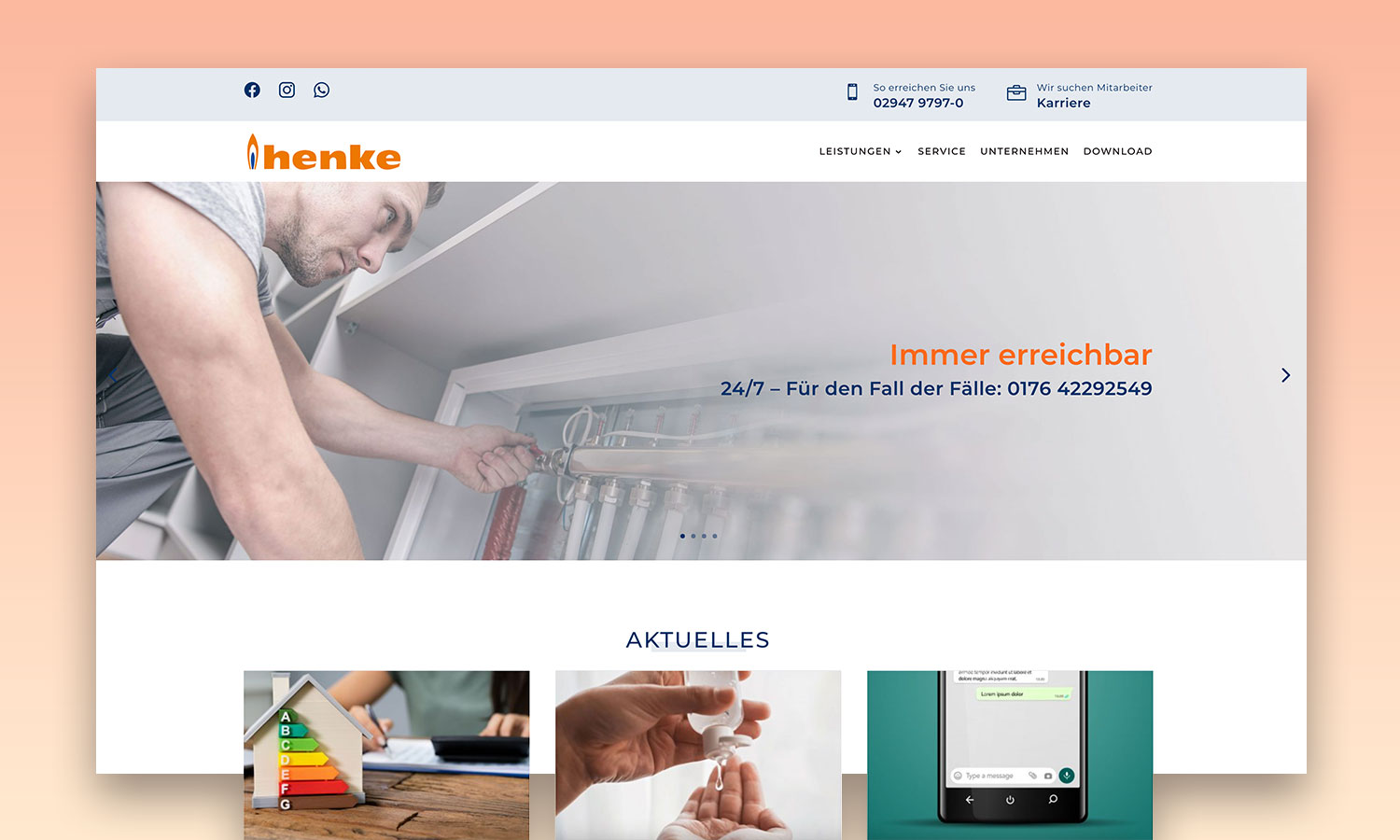 Website | Henke GmbH